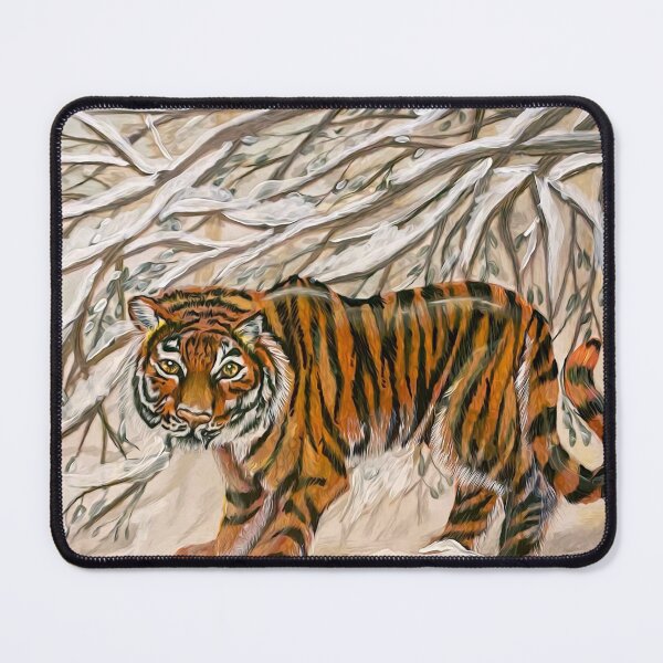 Item preview, Tiger in the Snow designed and sold by Alma Lee.