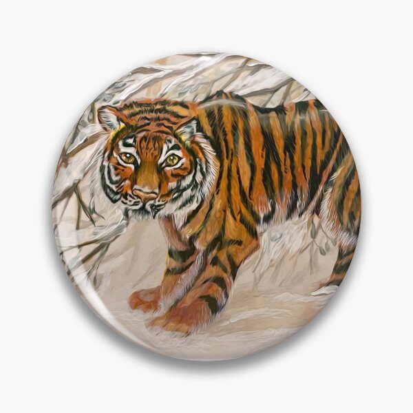 Item preview, Tiger in the Snow designed and sold by Alma Lee.