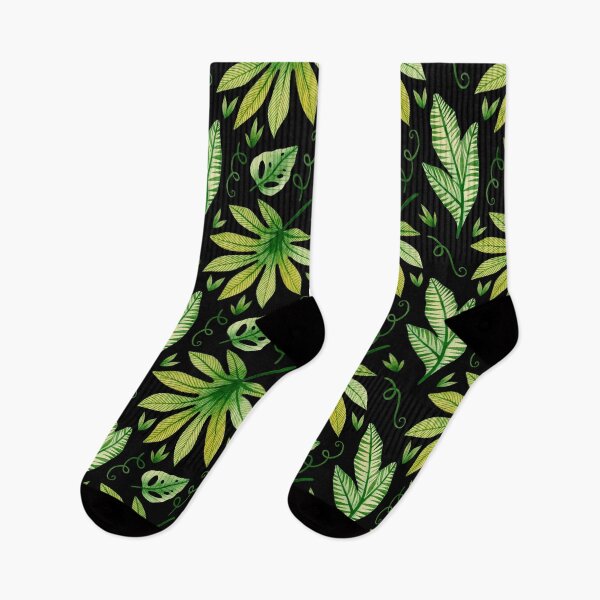 Item preview, Tropical Leaves Pattern designed and sold by murkyswamp.