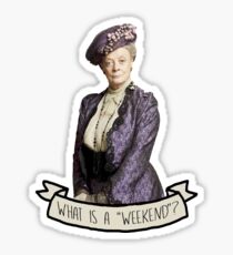 Lady Grantham Dowager Countess Violet Downton Abbey Sticker