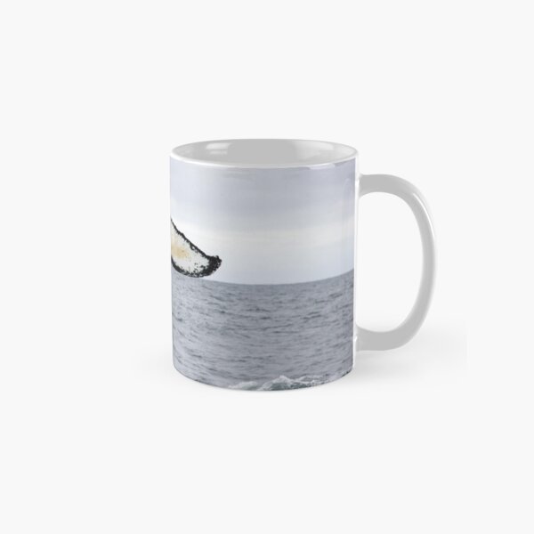 Waving Whale's Tail Classic Mug