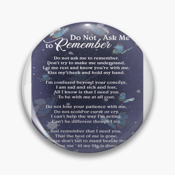 Item preview, Do Not Ask me to Remember Canvas Poster designed and sold by Chapman88.