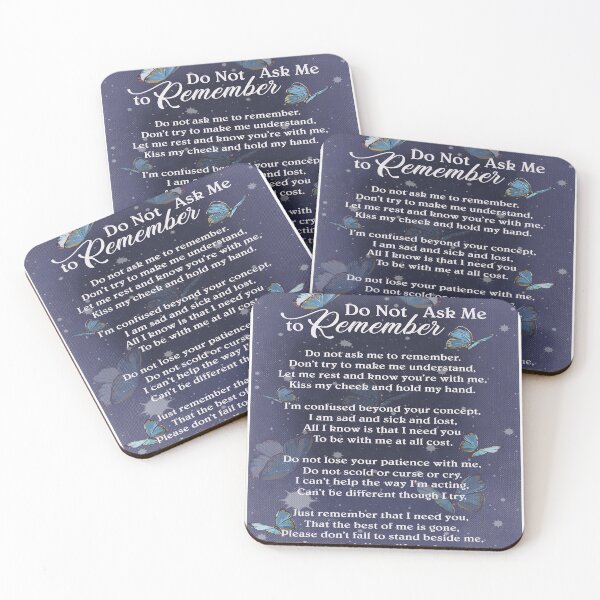 Item preview, Do Not Ask me to Remember Canvas Poster designed and sold by Chapman88.