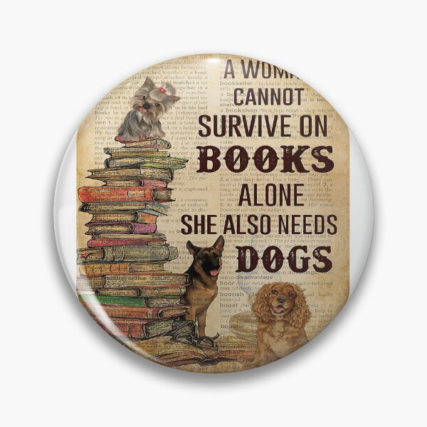 Item preview, Dog and Books Canvas designed and sold by Chapman88.