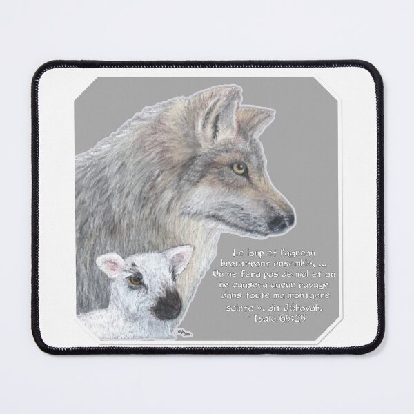 Item preview, The Wolf and the Lamb | Isaiah 65:25 designed and sold by NathBros.