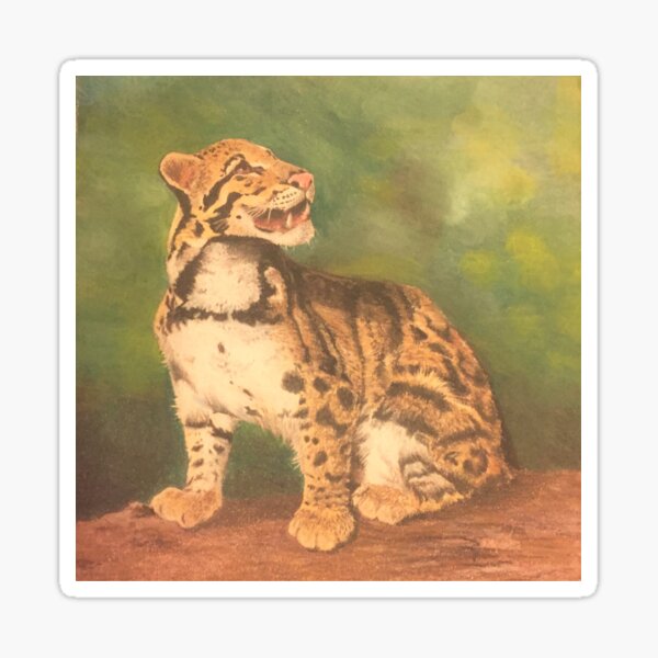 Clouded Leopard Sticker