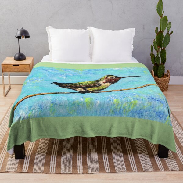 Item preview, Hummingbird Ready to Fly Painting designed and sold by Art by Kirsten Sneath.
