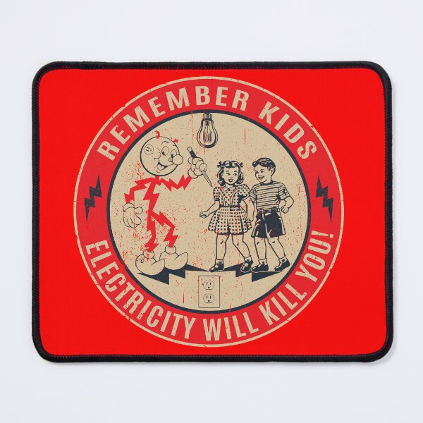 Item preview, CIPS Retro Sign - Electricity will kill you designed and sold by Alema Art.