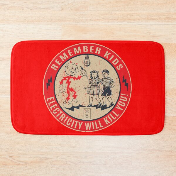 Item preview, CIPS Retro Sign - Electricity will kill you designed and sold by Alema Art.
