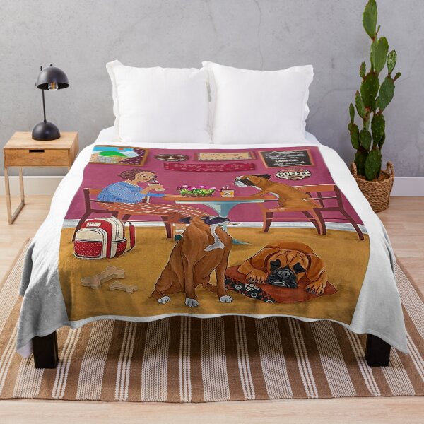 Item preview, Dog Coffee Canvas Poster designed and sold by Chapman88.