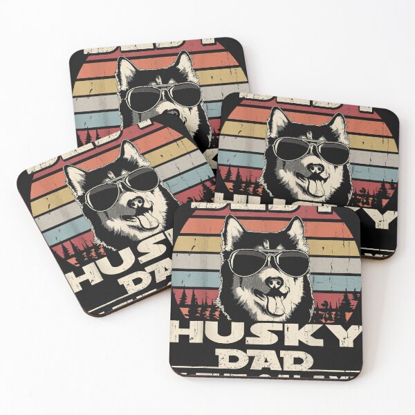 Item preview, Mens Best Husky Dad In The Galaxy Vintage Retro  designed and sold by alvinaha.