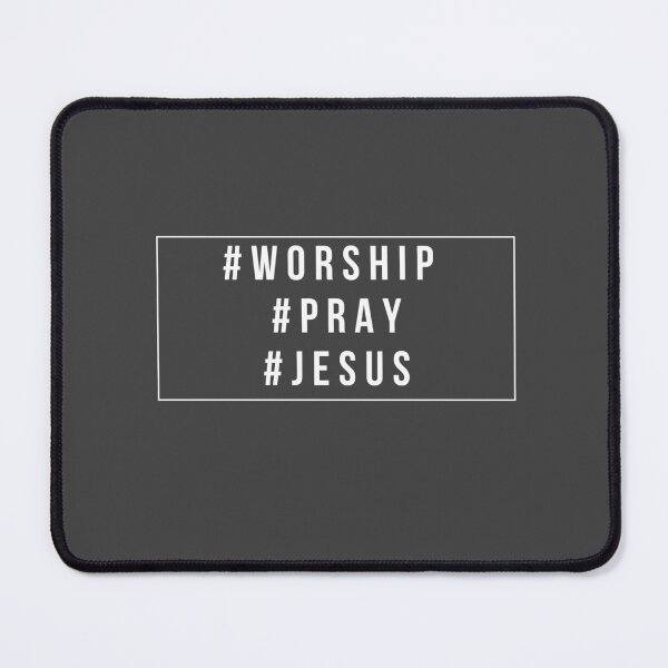 Item preview, #Worship #Pray #Jesus || Christian clothing || Christian life || Kacie O'Neill Designs  designed and sold by kacieoneill.