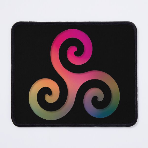 Item preview, Rainbow Triple Spiral, Colorful Triple Spiral designed and sold by Ruby Jackson.