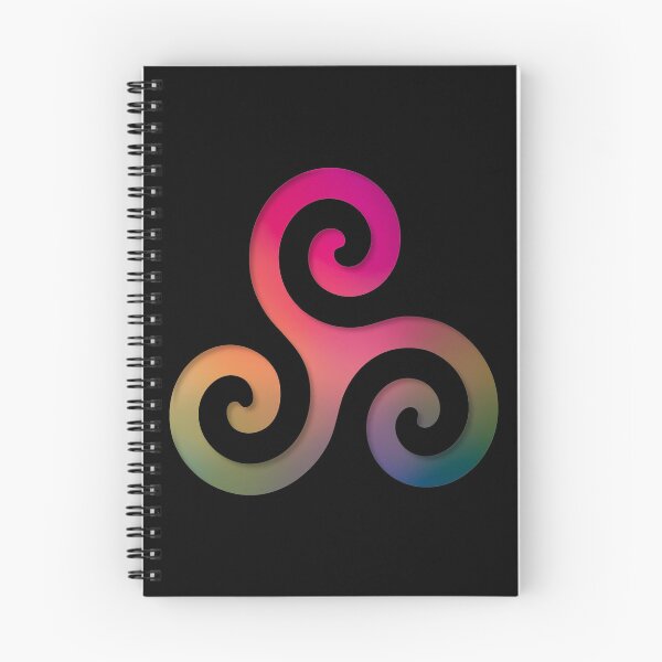 Item preview, Rainbow Triple Spiral, Colorful Triple Spiral designed and sold by Ruby Jackson.