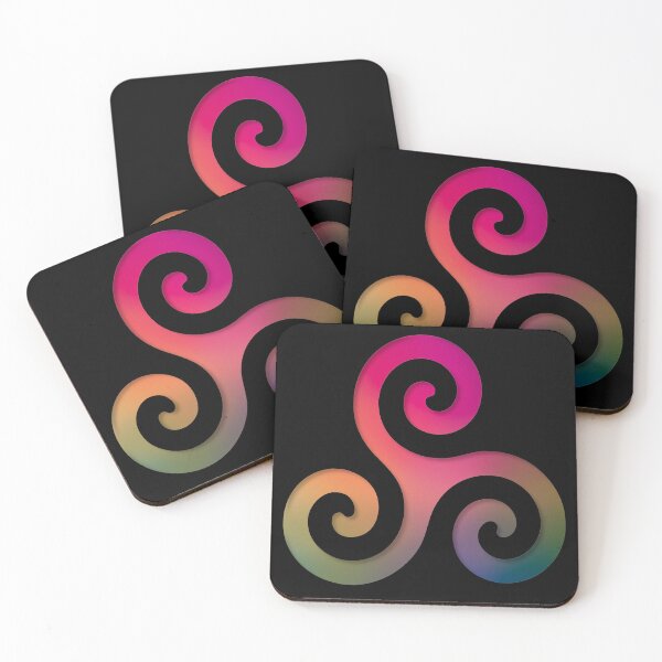 Item preview, Rainbow Triple Spiral, Colorful Triple Spiral designed and sold by Ruby Jackson.