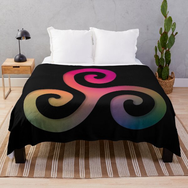 Item preview, Rainbow Triple Spiral, Colorful Triple Spiral designed and sold by Ruby Jackson.