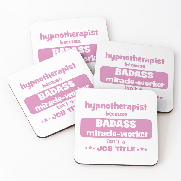 Item preview, Hypnotherapist - because badass miracle-worker isn't a job-title designed and sold by LouiseFranksArt.