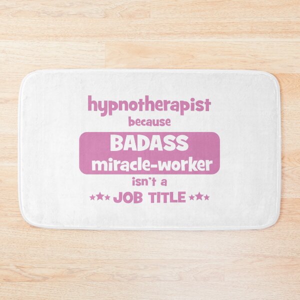 Item preview, Hypnotherapist - because badass miracle-worker isn't a job-title designed and sold by LouiseFranksArt.