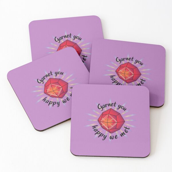 Item preview, Garnet You Happy We Met Valentines Day Pun designed and sold by Gottalottarocks.