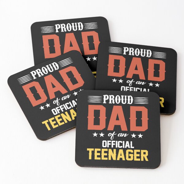 Item preview, Proud dad of an official teenager designed and sold by hasanmasud.