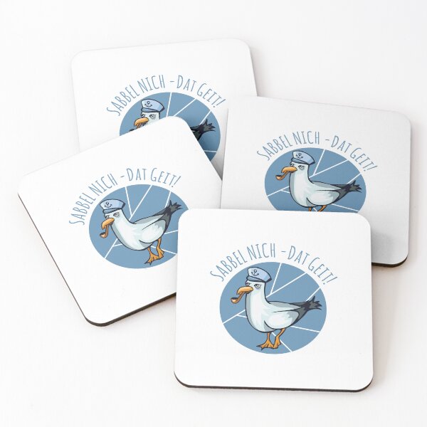 Item preview, Sabbel Nich Dat Geit North German seagull Low German sayings designed and sold by Team150Designz.