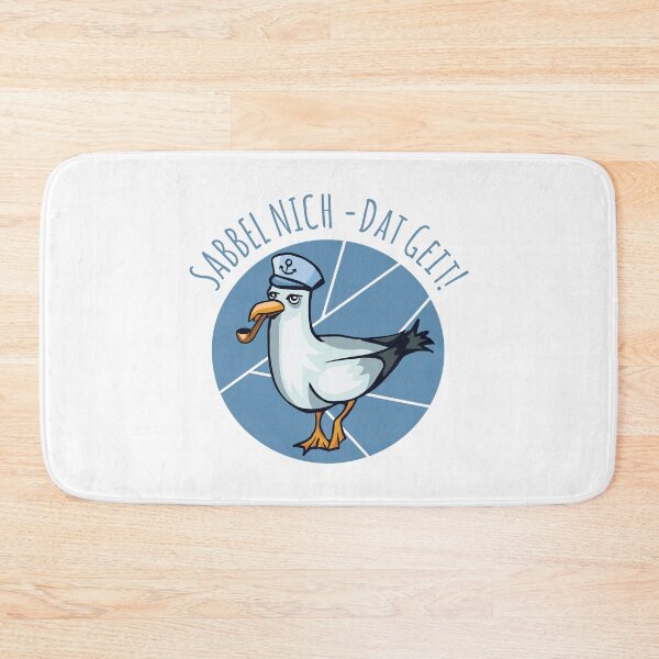 Item preview, Sabbel Nich Dat Geit North German seagull Low German sayings designed and sold by Team150Designz.