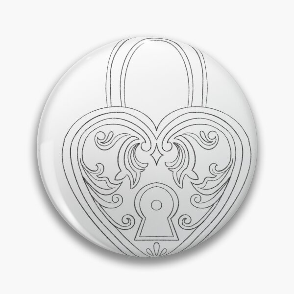 Item preview, Heart Locket Sketch designed and sold by KaylaDaleDesign.