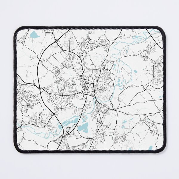 Item preview, Wakefield City Map of West Yorkshire, England - Circle designed and sold by deMAP.