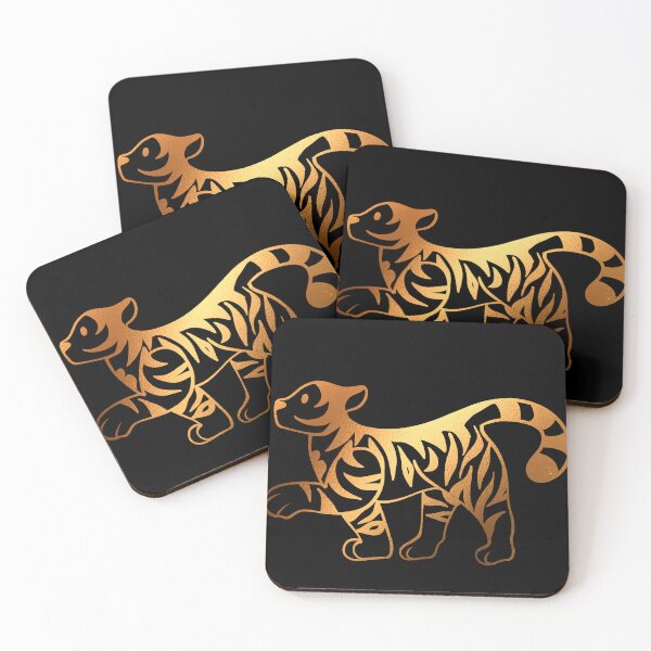 Item preview, Tiger - Zodiac Patters designed and sold by Dark-Light Lantern.