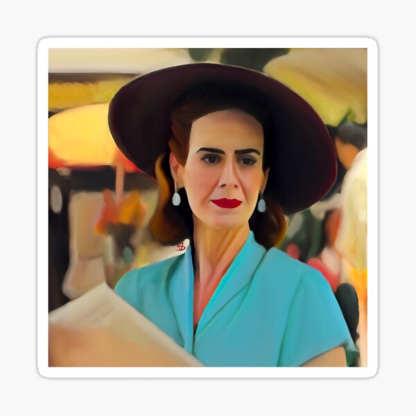 "Music Vintage Sarah Paulson Mildred Ratched Gifts Music Fan" Sticker