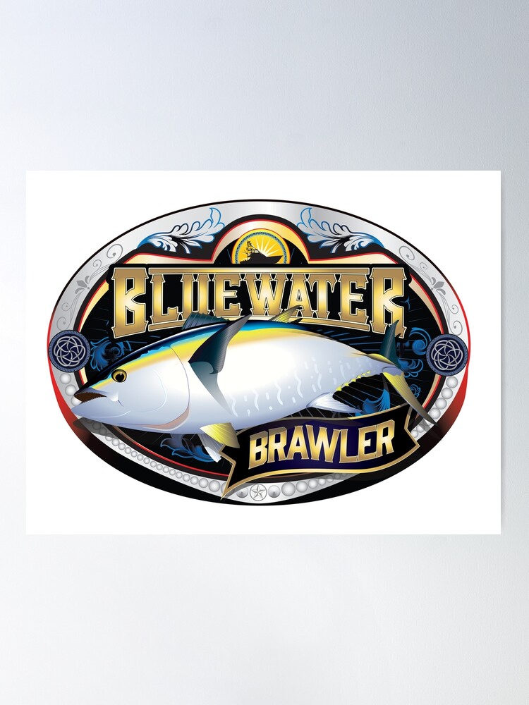 Mary Tracy - Bluewater Brawler Bluefin Tuna Poster for Sale by Mary Tracy