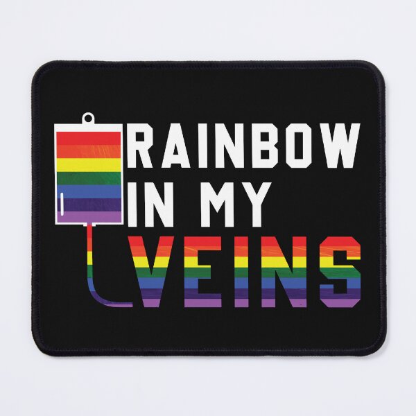 Item preview, Proud LGBT Ally Rainbow In My Veins designed and sold by skeierleber4327.