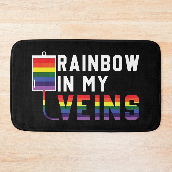Item preview, Proud LGBT Ally Rainbow In My Veins designed and sold by skeierleber4327.
