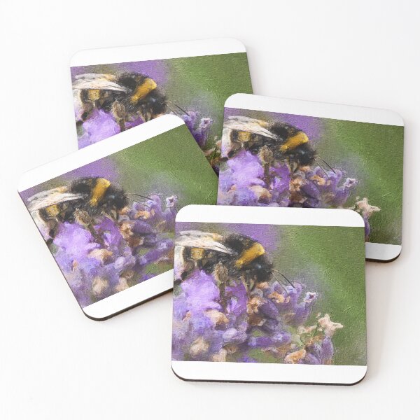 Item preview, Bee and Flower designed and sold by WallArt90.