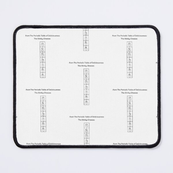 Item preview, Funny Periodic Table - the Delicious Stinky Cheese Family - YUM! designed and sold by Ferocious-Pear.