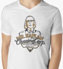 Mr. Kaplan - Cleaning Cooperation Men's V-Neck T-Shirt