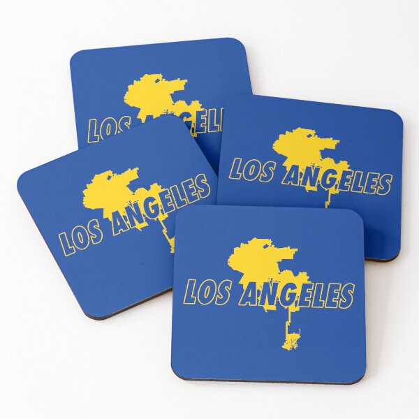 Item preview, Los Angeles - Yellow on Blue designed and sold by samvschantz.