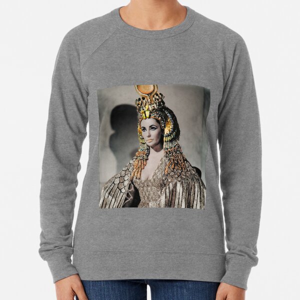 Elizabeth Taylor as Cleopatra Lightweight Sweatshirt