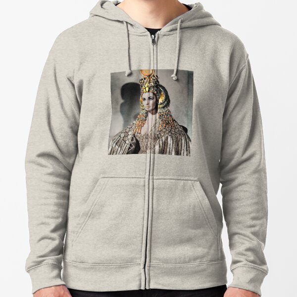 Elizabeth Taylor as Cleopatra Zipped Hoodie