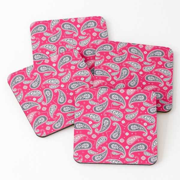 Item preview, Vintage Hot Pink And Blue Floral Paisley  Pattern designed and sold by Tamas Das.
