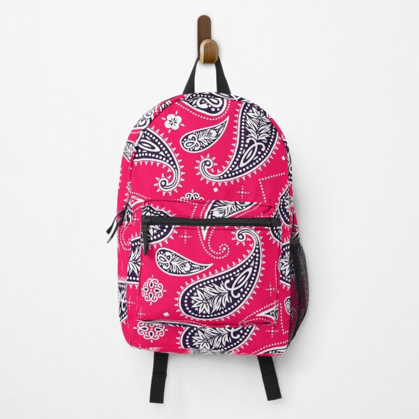 Item preview, Vintage Hot Pink And Blue Floral Paisley Pattern designed and sold by Tamas Das.