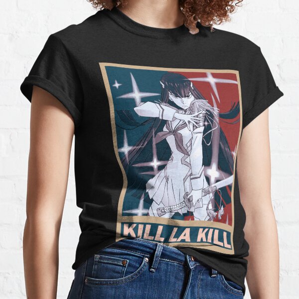Satsuki Kiryuin Kill la Kill Kiru Ra Kiru Vintage Vector Anime Design Classic T-Shirt