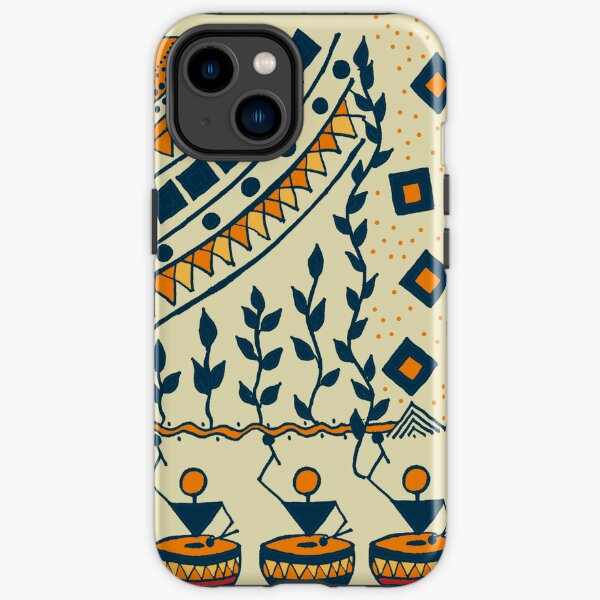 warli painting mobile cover