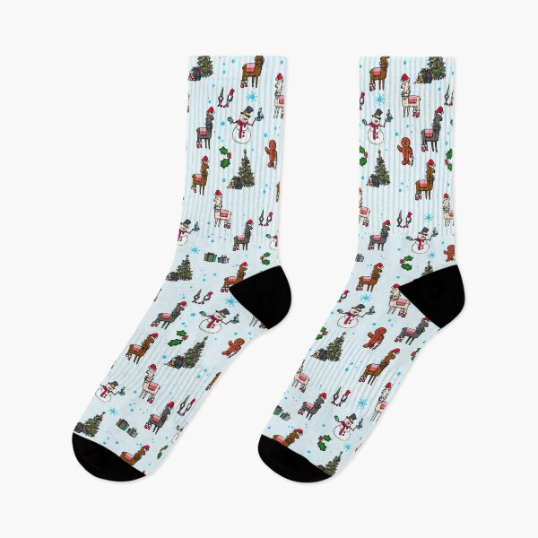 Item preview, Christmas Llama Pattern designed and sold by Mila  Sviderskaya.