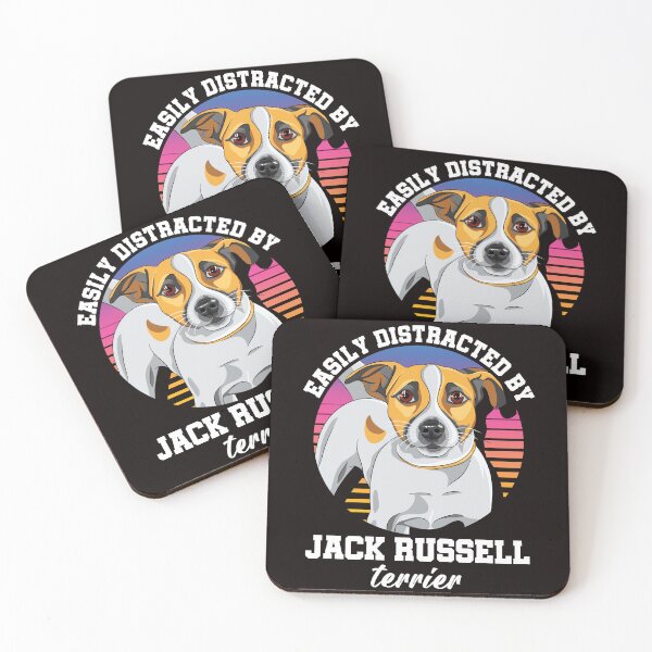 Item preview, Easily Distracted By Jack Russel Terrier Dogs Fans designed and sold by TomGiantDesigns.