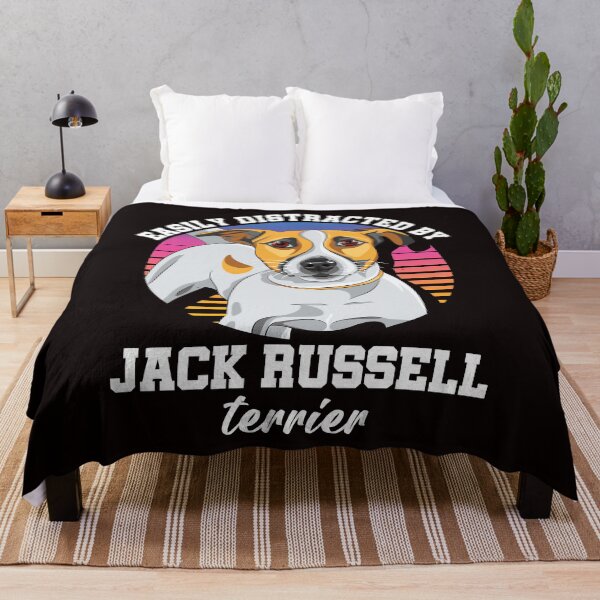 Item preview, Easily Distracted By Jack Russel Terrier Dogs Fans designed and sold by TomGiantDesigns.
