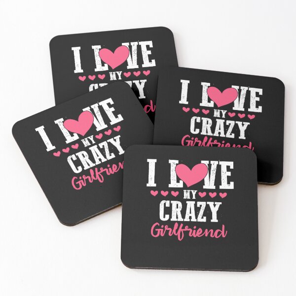 Item preview, I love my crazy girlfriend designed and sold by hasanmasud.