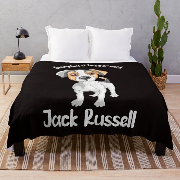 Item preview, Everyday Better With Jack Russel Terrier Dogs Fans designed and sold by TomGiantDesigns.