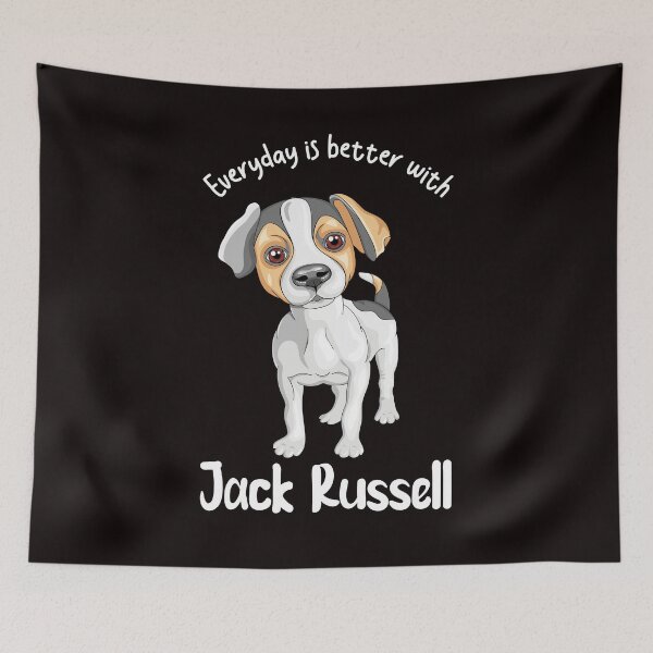 Item preview, Everyday Better With Jack Russel Terrier Dogs Fans designed and sold by TomGiantDesigns.