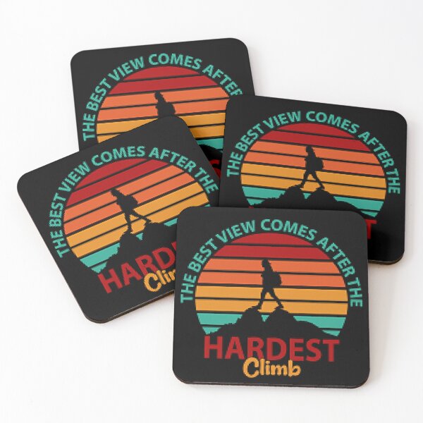 Item preview, The Best View Comes After The Hardest Climb - Top Hiking View designed and sold by lduke47.